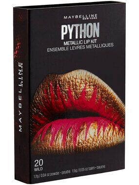 NEW MAYBELLINE - Lip Studio Python Metallic Lip Makeup Kit Wild